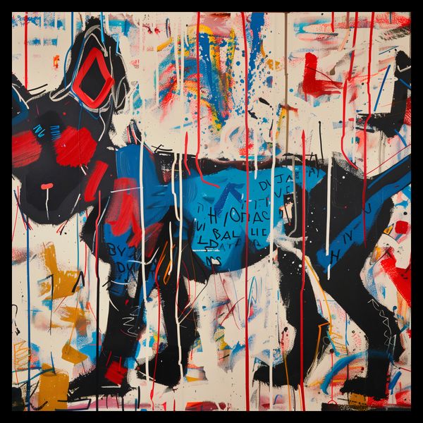 Plakat 50x50cm Miejski Pies zdjęcie 2