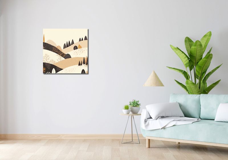 Obraz 60x60cm Jesień w Wzgórzach zdjęcie 2