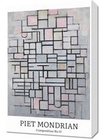 Obraz 40x60cm Design Composition 4, Mondrian Vintage do Salonu