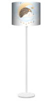 Lampa stojąca MAXI - Słodkie jeżyki (niebieska)
