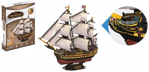 Cubicfun Puzzle 3D Żaglowiec HMS Victory na Arena.pl