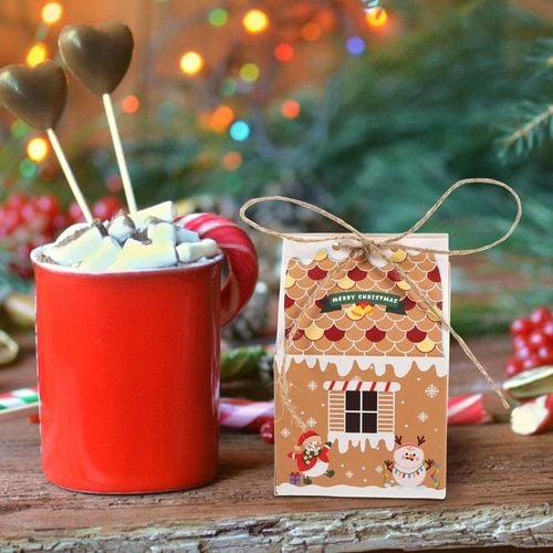 PUDEŁKA CIASTECZKO CZEKOLADA DOMEK Z PIERNIKA PREZENT MĘŻCZYZNA PAKOWANIE na Arena.pl