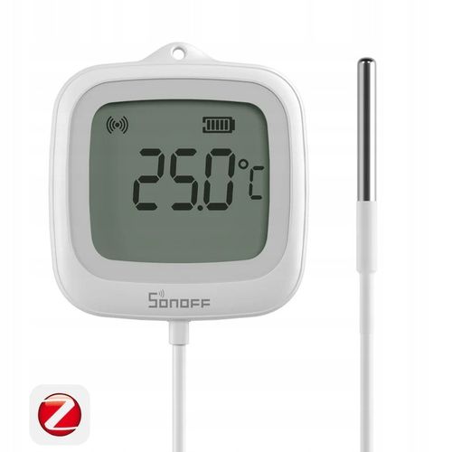 SONOFF SNZB-02LD Czujnik Temperatury Wilgotności Sonda Zigbee LCD IP65 na Arena.pl