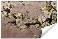 Fototapeta Ścienna BETON Abstrakcja Kwiaty Wiśni Natura 400cm x 280cm