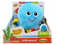 Zabawka do raczkowania nauki chodzenia pluszowa ośmiornica gra wibruje gra