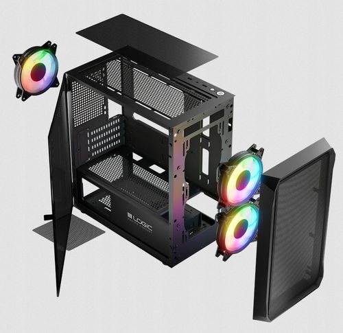 Obudowa Logic Portos ARGB Mini Black na Arena.pl