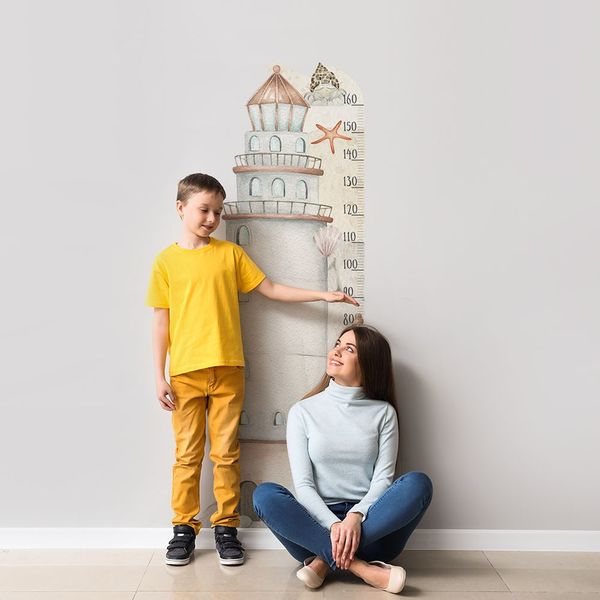 Naklejka Miarka Wzrostu Latarnia DK449 zdjęcie 1