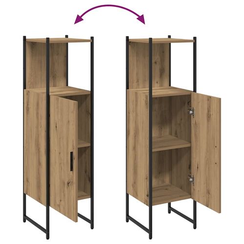 Szafka łazienkowa, dąb artisan, 33x33x120,5 cm na Arena.pl