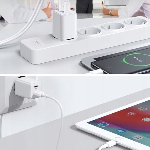 ŁADOWARKA SIECIOWA ZASILACZ 30W USB/USB-C SZYBKIE ŁADOWANIE na Arena.pl