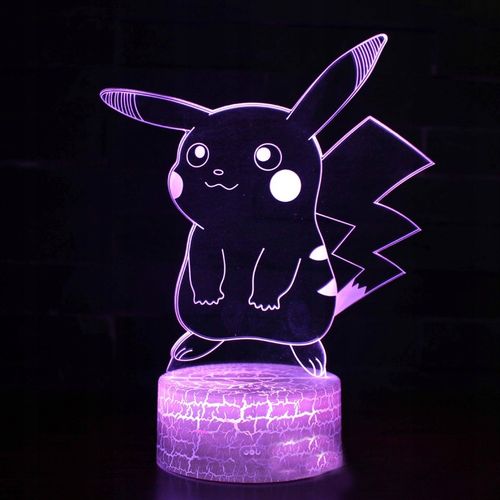 Lampka 3D nocna led usb Pikachu Statuetka na Arena.pl