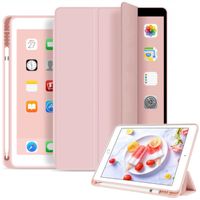 ETUI SMART CASE POKROWIEC DO APPLE IPAD 10.2 7 8 9 GEN RÓŻOWY Z KLAPKĄ