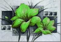 100 70CM OBRAZ PŁÓTNO MAKOWY DUET NR 5 PŁÓTNO RAMA