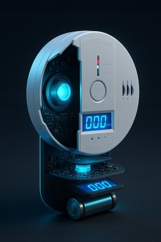 CZUJNIK CZUJKA CZADU TLENKU WĘGLA - CO- BEZPRZEWODOWY GŁOŚNY RIWALL na Arena.pl