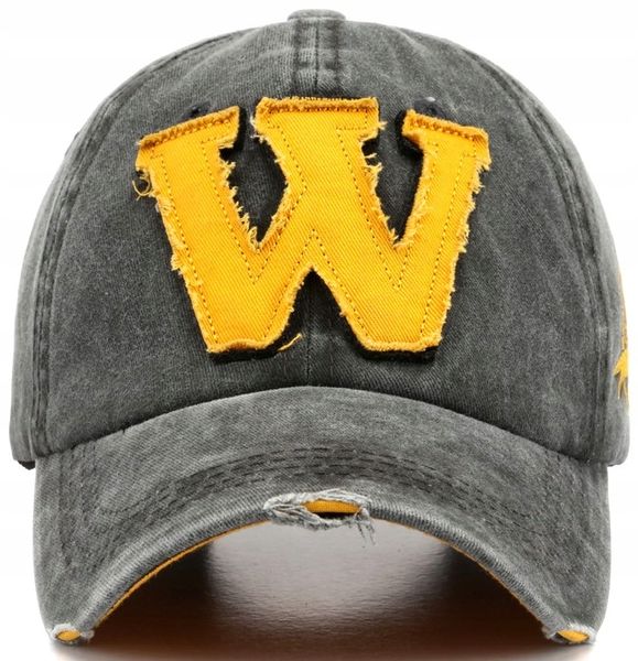 Czapka Jeansowa Z Daszkiem Bejsbolówka Sport zdjęcie 4