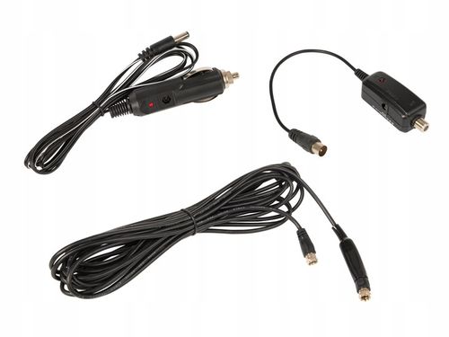 ANTENA PANELOWA AKTYWNA DVBT-2 SAMOCHODOWA PRZYSSAWKA NA SZYBĘ 4K LTE MUX-8 na Arena.pl