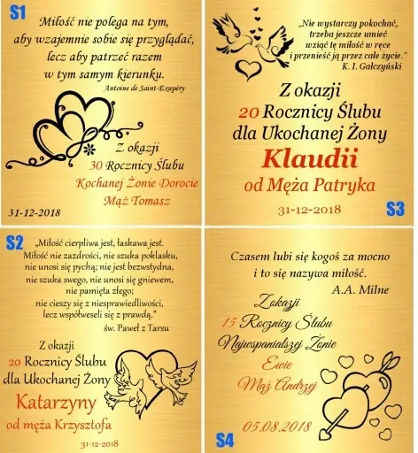 Złoty Łańcuszek Serce Serduszko Grawer zdjęcie 13