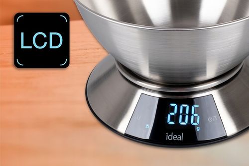 Waga kuchenna IDEAL elektroniczna z MISKĄ PRECYZYJNA DOTYKOWY PANEL na Arena.pl