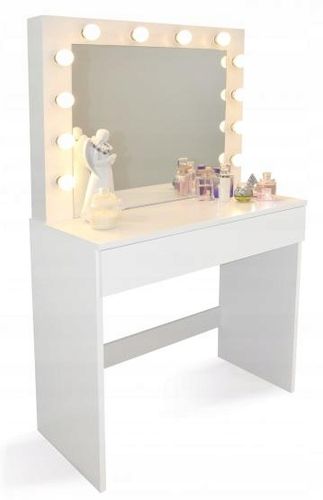 Toaletka do makijażu wizażu kosmetyczna z lustrem LED nowy model na Arena.pl