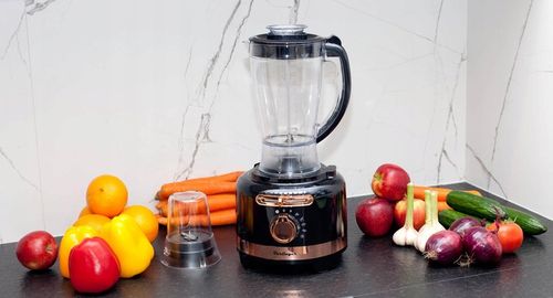 WIELOFUNKCYJNY ROBOT KUCHENNY BERLINGER 1800W BLENDER SZATKOWNICA MŁYNEK na Arena.pl