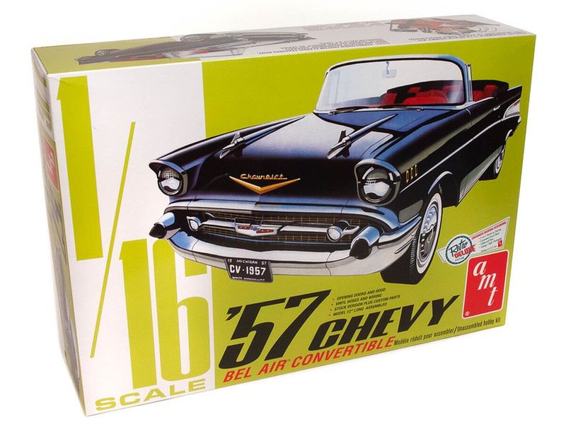 Model Plastikowy - Samochód 1:16 1957 Chevy Bel Air Convertible zdjęcie 3