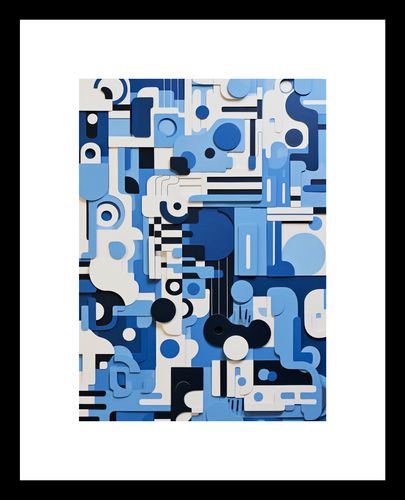 Plakat 13x18cm Niebieski Labirynt na Arena.pl