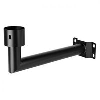 UCHWYT LAMPY SOLARNEJ STALOWY CZARNY DO 25KG