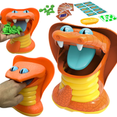 Głodny Szalony Wąż Kobra Gra Zręcznościowa Rodzinna Przedmioty Karty Obrazk