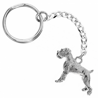 SREBRNY BRELOK PIES BOKSEREK SREBRO PRÓBY 925