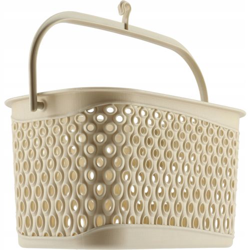 KADAX Koszyk Wiszący Na Klamerki Pojemnik Na Spinacze Beżowy na Arena.pl