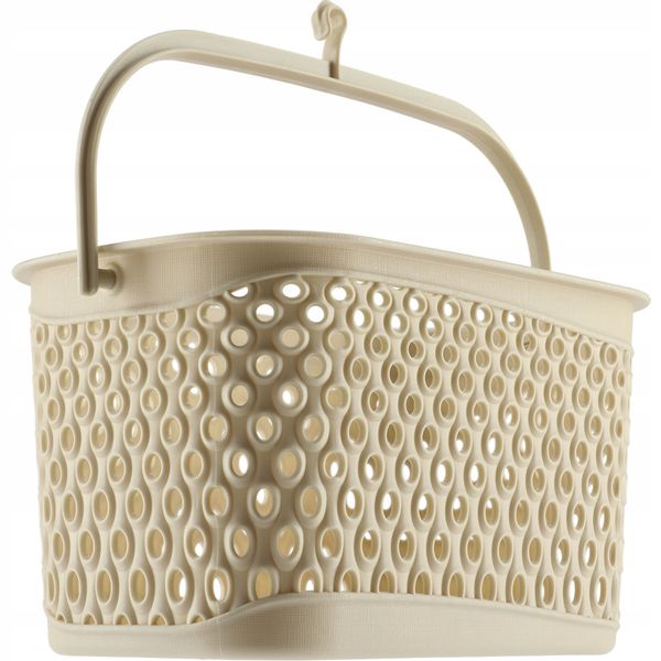 KADAX Koszyk Wiszący Na Klamerki Pojemnik Na Spinacze Beżowy zdjęcie 9