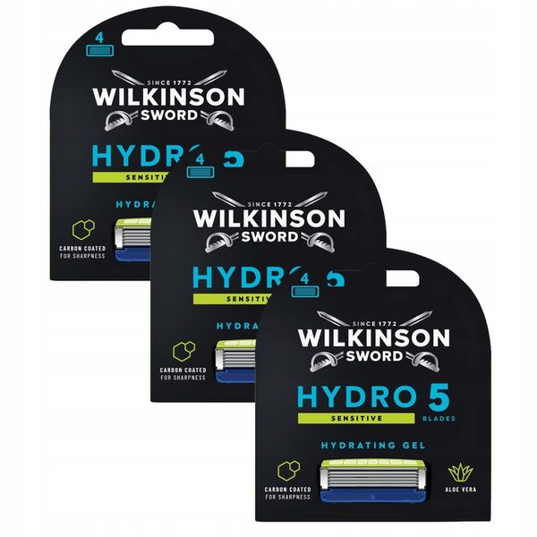 Wilkinson Hydro 5 Sensitive wkłady do golenia 4 x3 zdjęcie 1