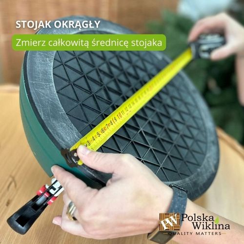 OSŁONA NA STOJAK POD CHOINKĘ WIKLINOWA Ø 60 CM CIEMNA na Arena.pl