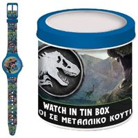 Zegarek Dziecięcy Jurassic Park 000570996 - TIN BOX (Ø 33 mm)