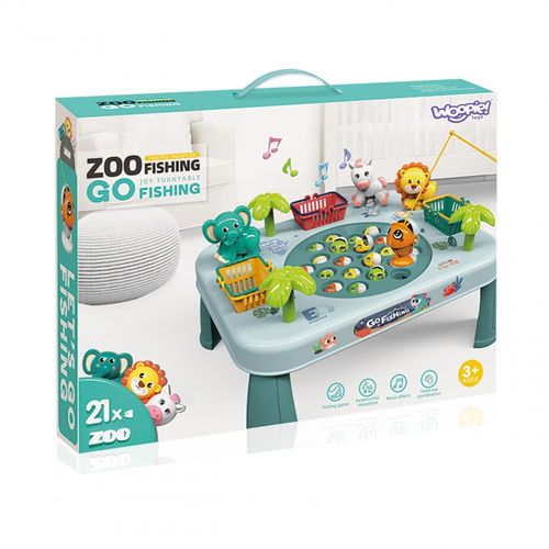 GRA ZRĘCZNOŚCIOWA INTERAKTYWNY STOLIK  ŁOWIENIE RYB ZIELONY na Arena.pl