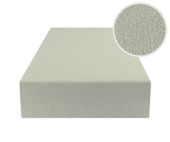 Prześcieradło Z Gumką 120X200 Frotte Jasno Szare