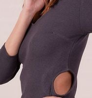 SUKIENKA DAMSKA z wycięciami SZARA roz.''M,,