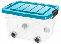 pojemnik roller box 20l, pokrywa turkus