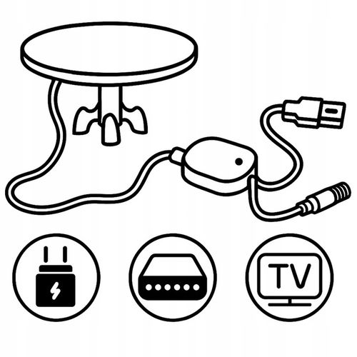 ANTENA WEWNĘTRZNA ZEWNĘTRZNA do TV NAZIEMNEJ DVB-T2 ULTRA HD 4K FILTR na Arena.pl