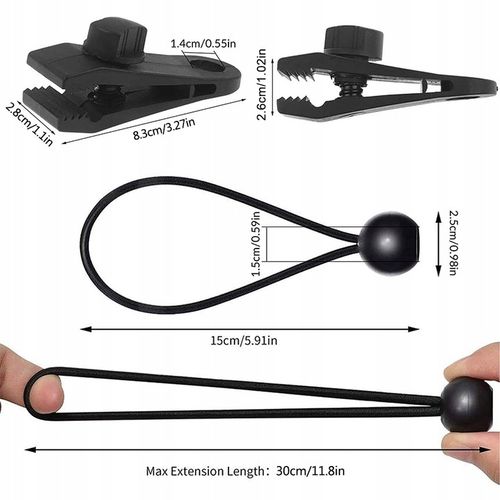 10X KLIPS DO PLANDEKI, ZACISK MARKIZY DO NAMIOTÓW, KLIPSÓW DO PLANDEKI na Arena.pl