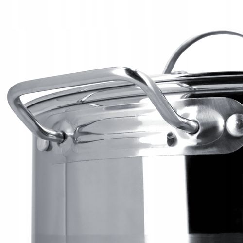 GARNEK GAR Z POKRYWKĄ INDUKCJA STAL 24 cm 9 L na Arena.pl