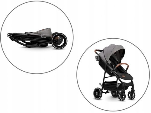 Wózek Spacerowy Lekki Lionelo Alexia Duże Koła na Arena.pl