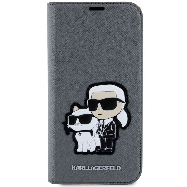 Etui Karl Lagerfeld do iPhone 15, iPhone 14, iPhone 13, Srebrny zdjęcie 3