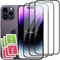 3x SZKŁO NA CAŁY EKRAN DO IPHONE 14 PRO MAX PEŁNE HARTOWANE SZKIEŁKO 5D