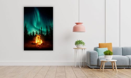 OBRAZ NA PŁÓTNIE PROSTOKĄTNY - Zorza na Arena.pl