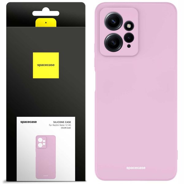 Spacecase Silicone Case Redmi Note 12 4G Lilac zdjęcie 1