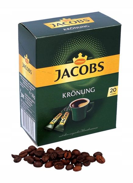 Jacobs Kronung kawa w saszetkach rozpuszczalna 3x20 saszetek 36g z Niemiec zdjęcie 5