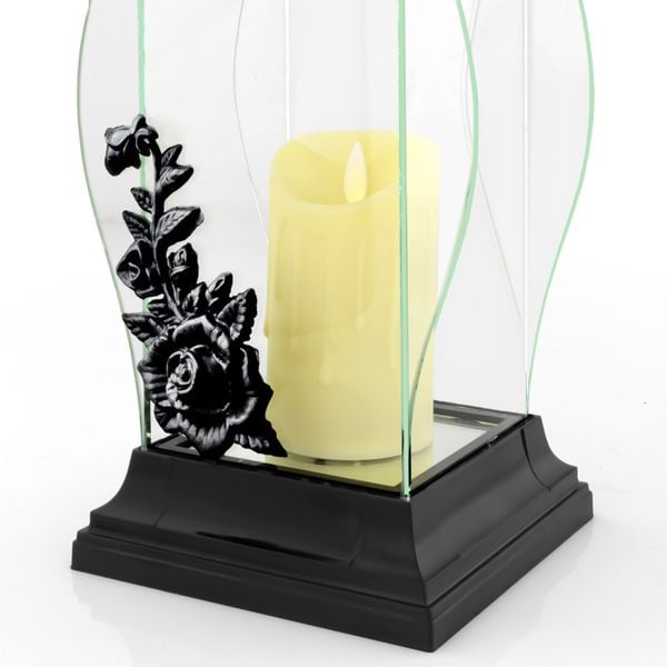 ZNICZ XXL wkład LED + DEDYKACJA na grób MAMY TATY zdjęcie 3