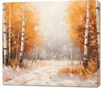 Obraz 100x90cm Jesienne Brzozy