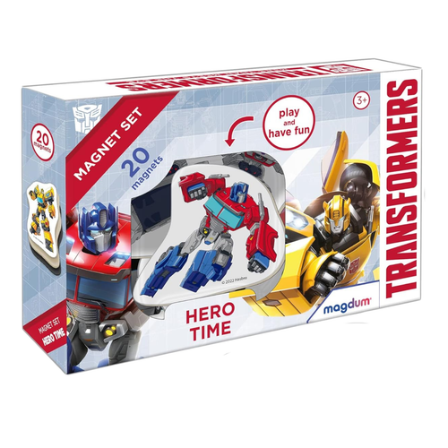 Zestaw Magnesów Transformatory Czas Bohaterów Transformers Układanka na Arena.pl