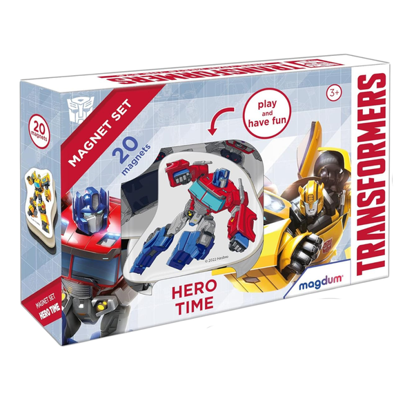 Zestaw Magnesów Transformatory Czas Bohaterów Transformers Układanka zdjęcie 6